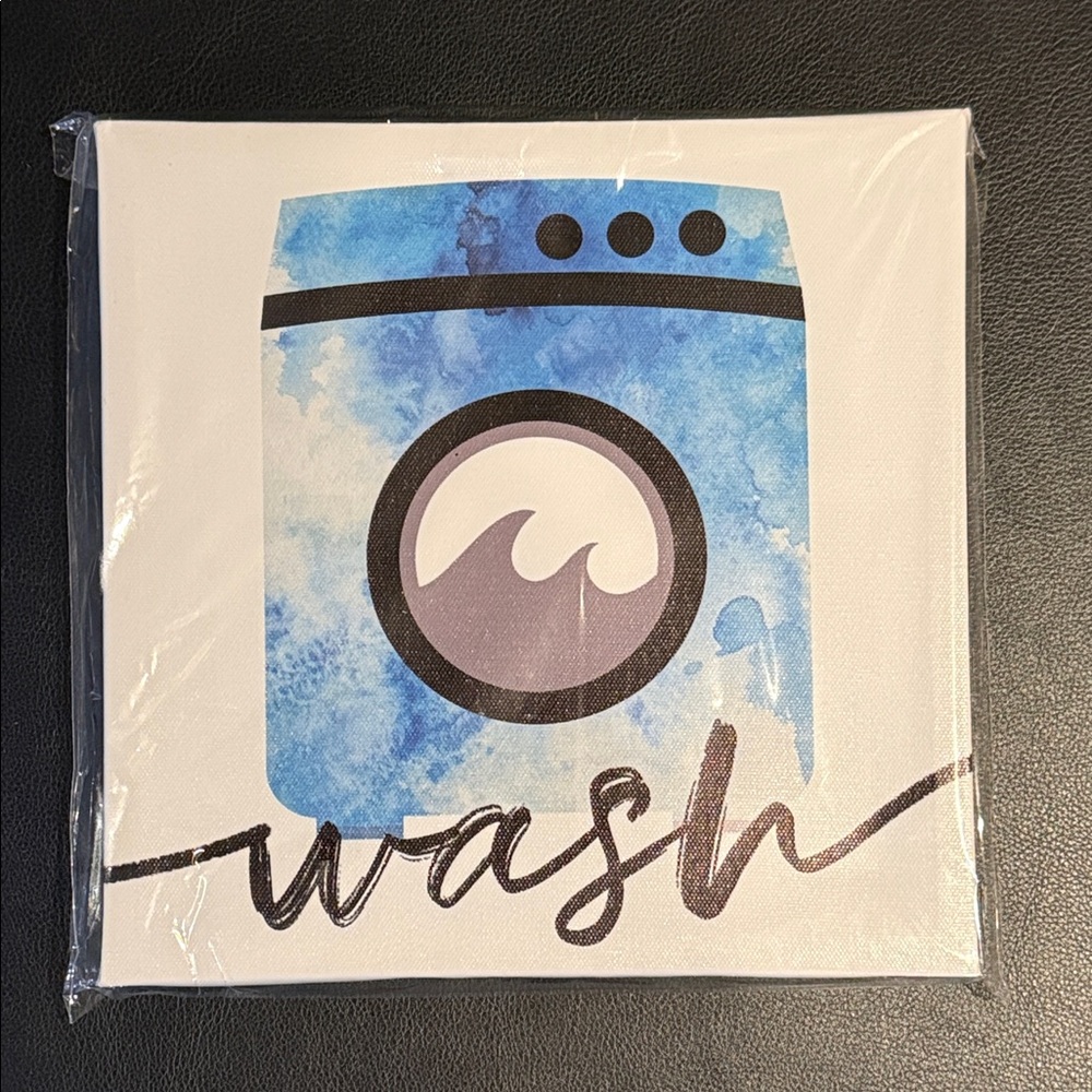 🧺🌊 Laundry Room “Wash” Canvas Wall Art 🌊🧺